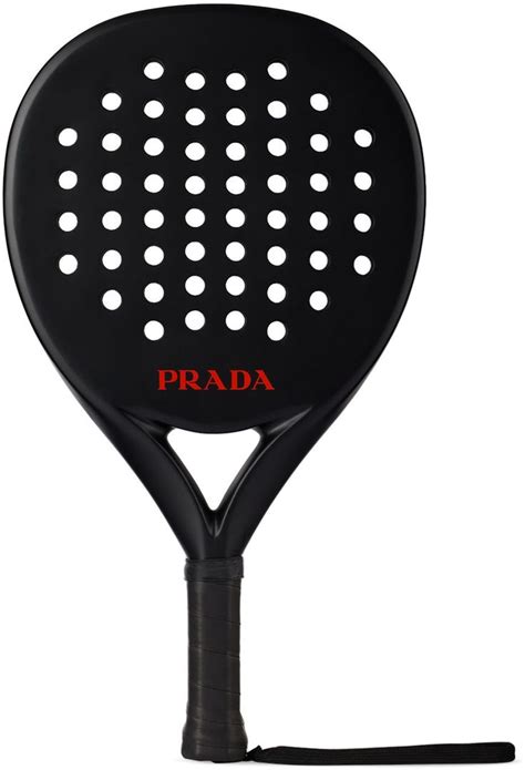 racchetta paddle prada|Black Padel Racket .